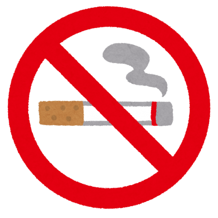 禁煙イラストの画像